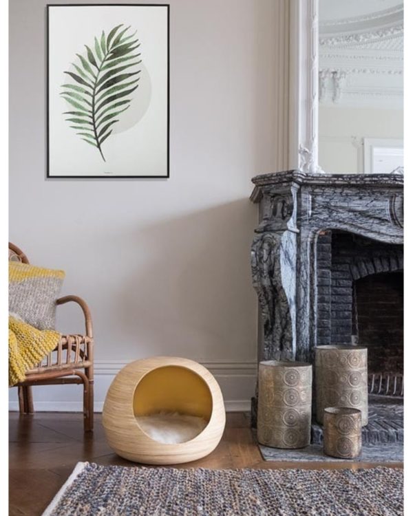DANDY BALL - Bambou - Niche design pour chat