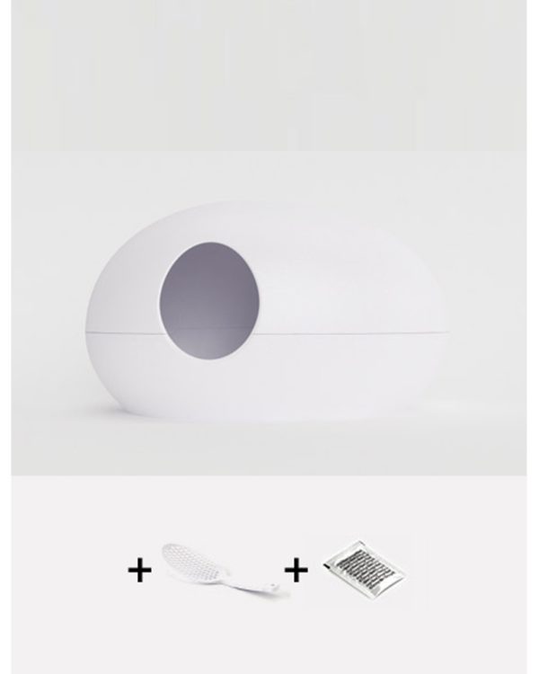 Poopoopeedo - Maison de toilette design pour chat