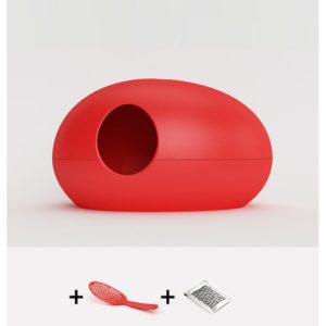 Poopoopeedo - Maison de toilette design pour chat
