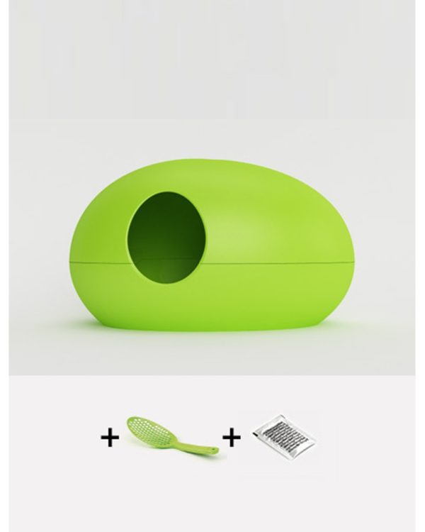 Poopoopeedo - Maison de toilette design pour chat