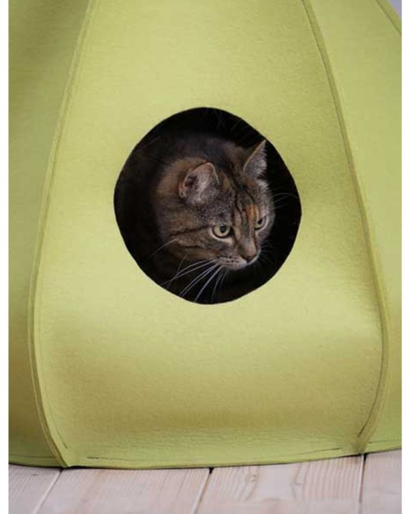 Tipi design pour chat - Feutre de laine - Gamme Pet Interiors