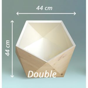 GEOBED - Bois de bouleau - Niche design pour chat