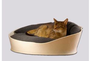 ARENA - Feutre et polaire - Panier haut de gamme pour chat