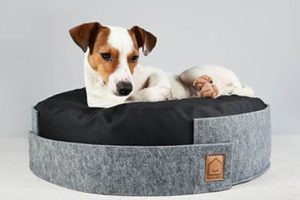 Panier rond pour chien en feutre - NAP
