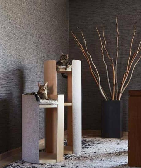 Arbre à chat Griffoir Design - TORRE L'arbre à chat griffoir de luxe idéal pour sublimer votre intérieur 