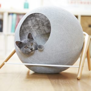 niche pour chat rond meyou ball