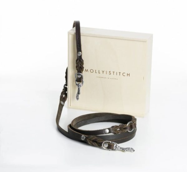 LAISSE EN CUIR DE LUXE 3 REGLAGES - BUTTER 3