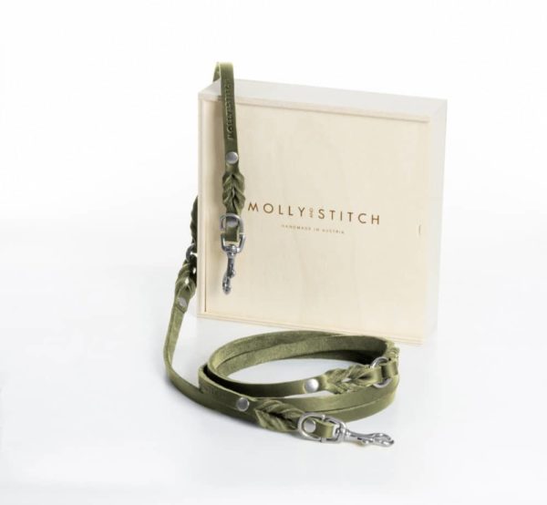 LAISSE EN CUIR DE LUXE 3 REGLAGES - BUTTER 3