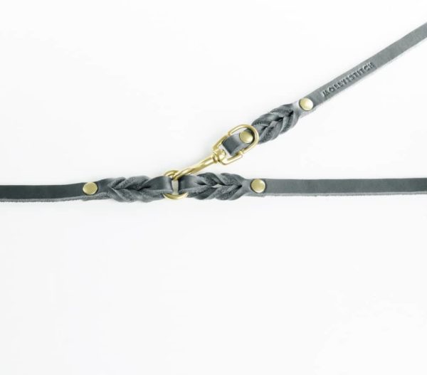LAISSE EN CUIR DE LUXE 3 REGLAGES - BUTTER 3