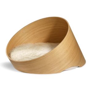 Meuble lit pour chat - COVO Chêne Clair