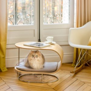 lunar meuble double fonction luxe design chat