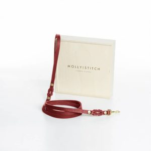 laisse design en cuir pour chien butter