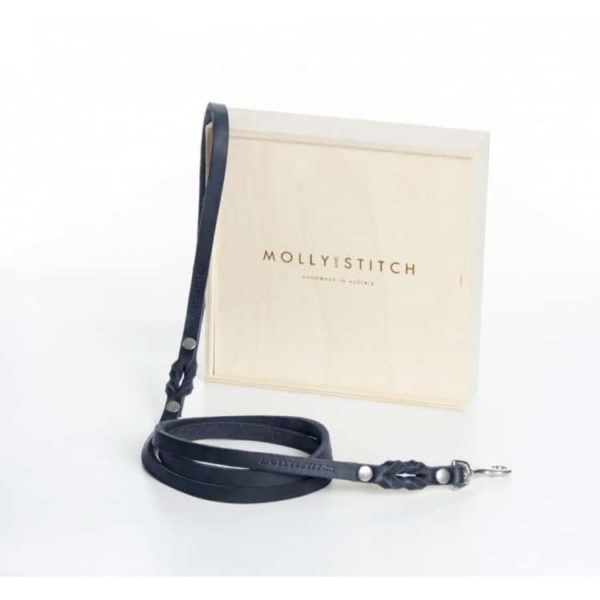 laisse design en cuir pour chien butter