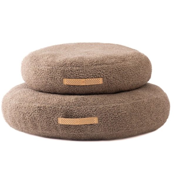 fulvio coussin tissu bouclé design chien