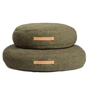 fulvio coussin tissu bouclé design chien