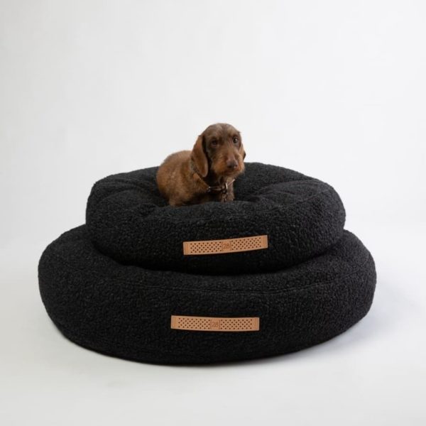 fulvio coussin tissu bouclé design chien