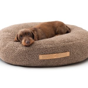 fulvio coussin tissu bouclé design chien