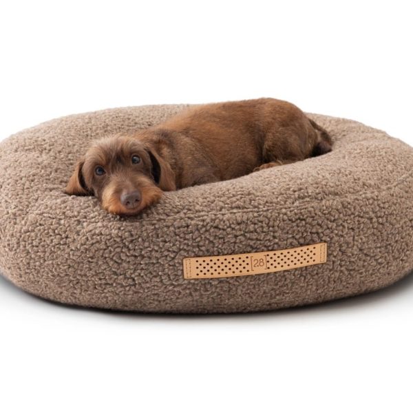 fulvio coussin tissu bouclé design chien