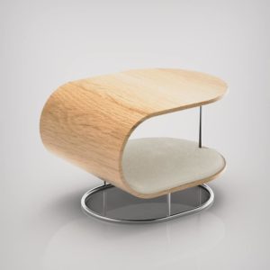 lit deux en un de luxe pour chat meuble multifonction lunar