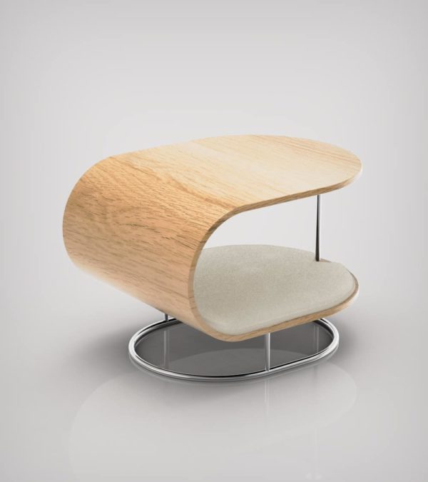 lit deux en un de luxe pour chat meuble multifonction lunar