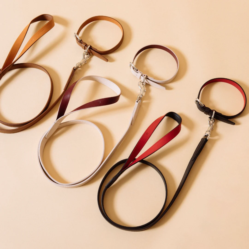 tuscan laisse molly and stitchLaisses de Luxe Écologiques pour Chiens